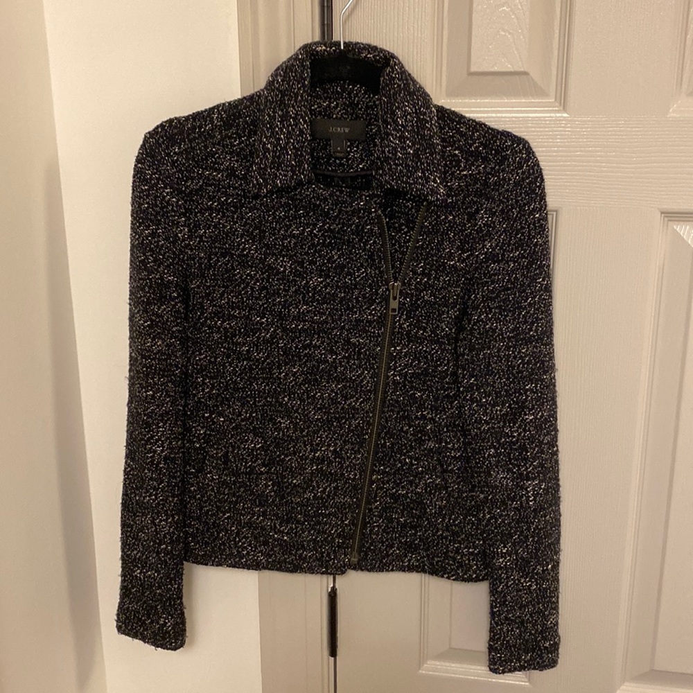 Jcrew boule sweater jacket size 4